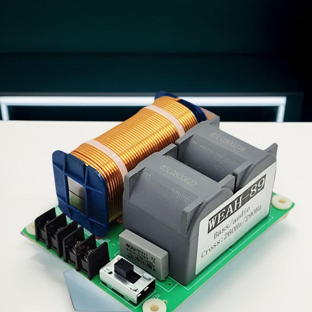 Bass Frequency Distributor 1500W Audio Crossover Filter Crossover Frequency Distributor Divider for Home Theater Car Speakers