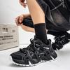 Мода 2025 Мяу Мужская обувь Весенняя дышащая Повседневная спортивная обувь Универсальные кроссовки на толстой подошве, увеличивающие рост, Легкие кроссовки на платформе