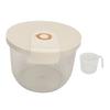 Rice Storage Container Transparent Large Capacity Sealed Rice Storage Bucket Grain Dispenser Bin