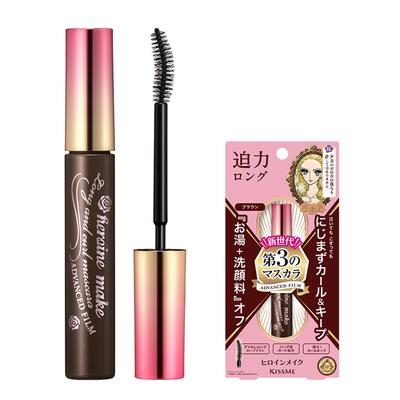 Тушь для ресниц Heroine Make Long & Curl Advanced Film 6 г, 02 Коричневый, 1 шт.