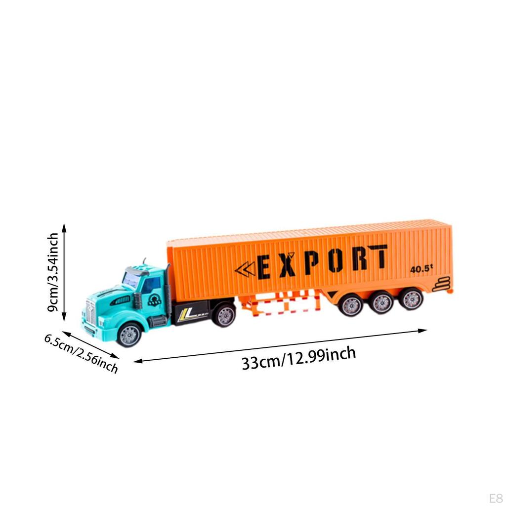 Собранная модель грузовика-перевозчика, универсальный, легко собираемый полуприцеп для транспортировки в помещении