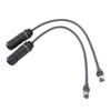 Satellite Cable to RJ45 Connector Waterproof 1200Mbps with Ground Wire Device Satellite Extension Cord to RJ45 Adapter