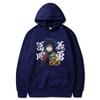 Japan Anime Demon Slayer Tomioka Giyuu Graphic Print Hooded Hoodie Men Women Sweatshirts Harajuku