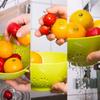 6 Inch Vegetable Strainer Plastic Fruit Draining Basket Durable Food Colander  Kitchen