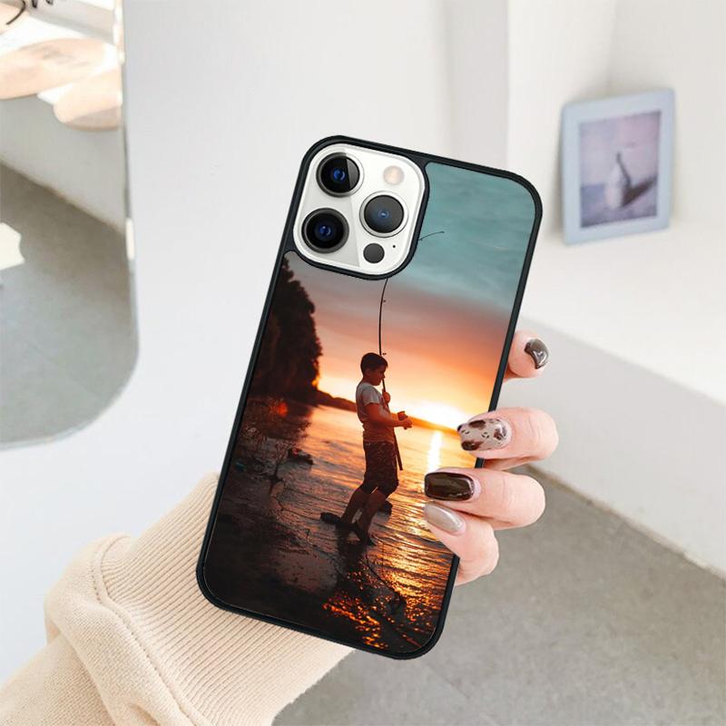 Чехол для телефона Рыбак Рыбалка Для iPhone 17 Air 16 15 14 11 12 13 Pro MAX Plus coque Чехол Оболочка