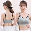 Бюстгальтеры для девочек, однотонное простое нижнее белье, бюстгальтеры, спортивный топ, женские спортивные топы, бюстгальтер на бретельках, эластичный бюстгальтер