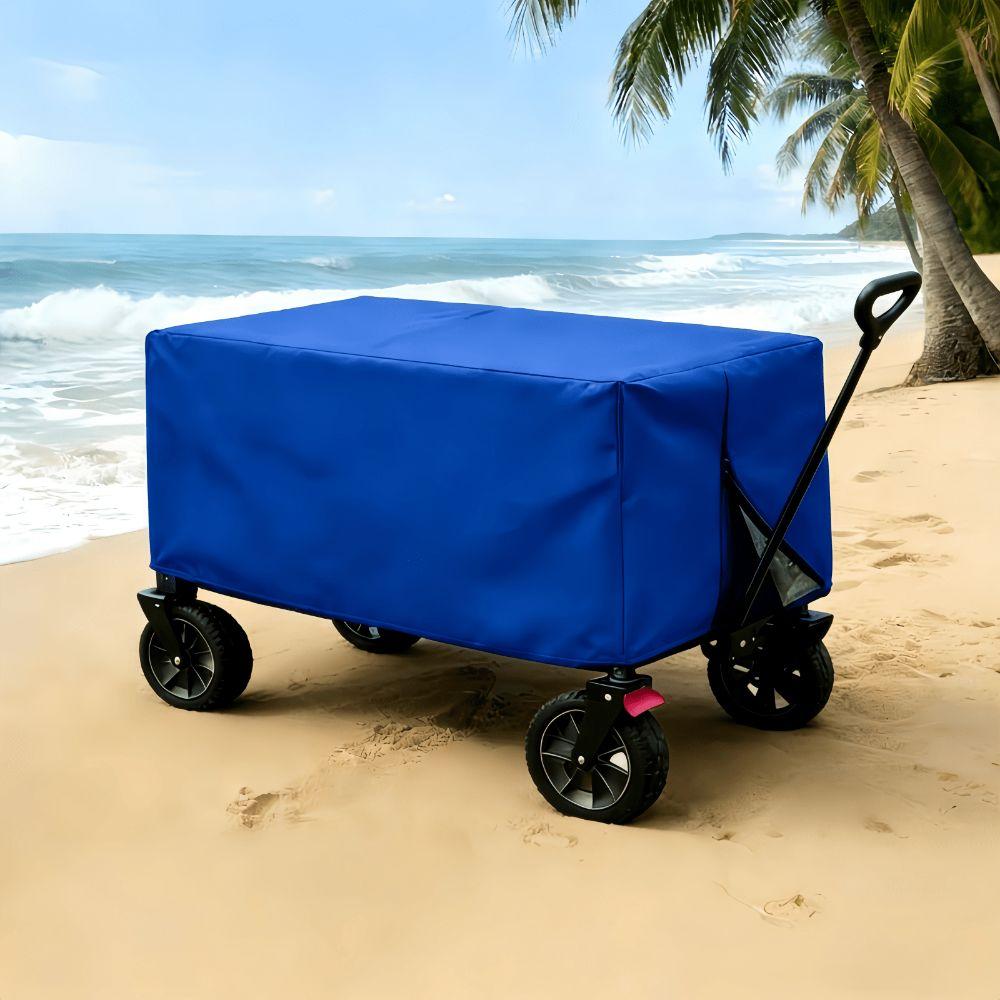 Oxford Cloth Trolley Cover Rectangle Camping Cart Dust Cover Wagon Protective Cover Fishing