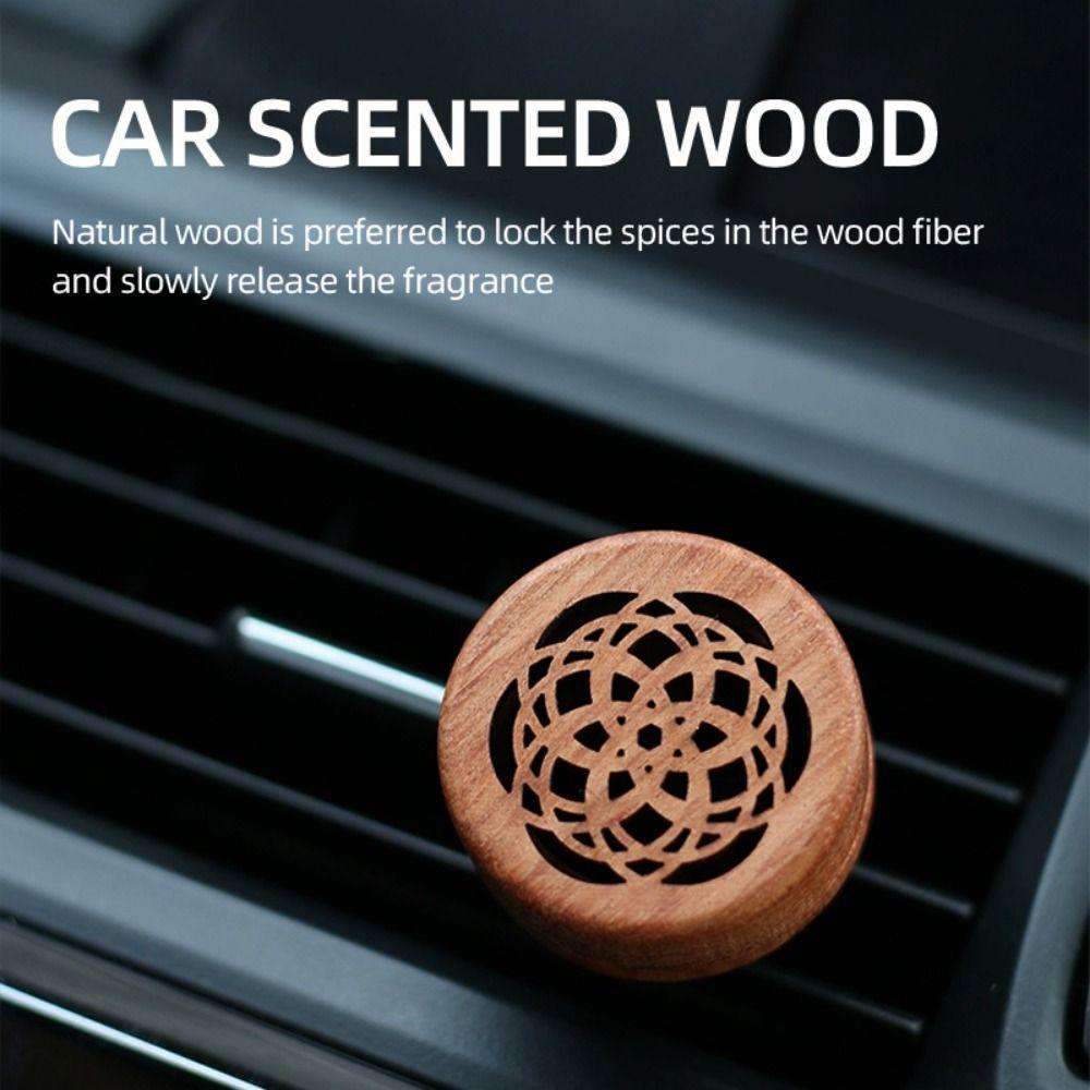 Carved Wooden Car Diffuser Wooden Car Perfume Clip Car Aromatherapy Clip Car Outlet Vent Clip