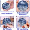 50PCS Denim and Diamonds Bachelorette Thank You Tags Blue Silver Denim and Diamonds Decor New Jeans Bridal Shower Decor Jewelry Birthday Gift Tags