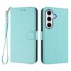 For Samsung Galaxy S24 FE Leather Case Wallet Stand Phone Cover with Wrist Strap