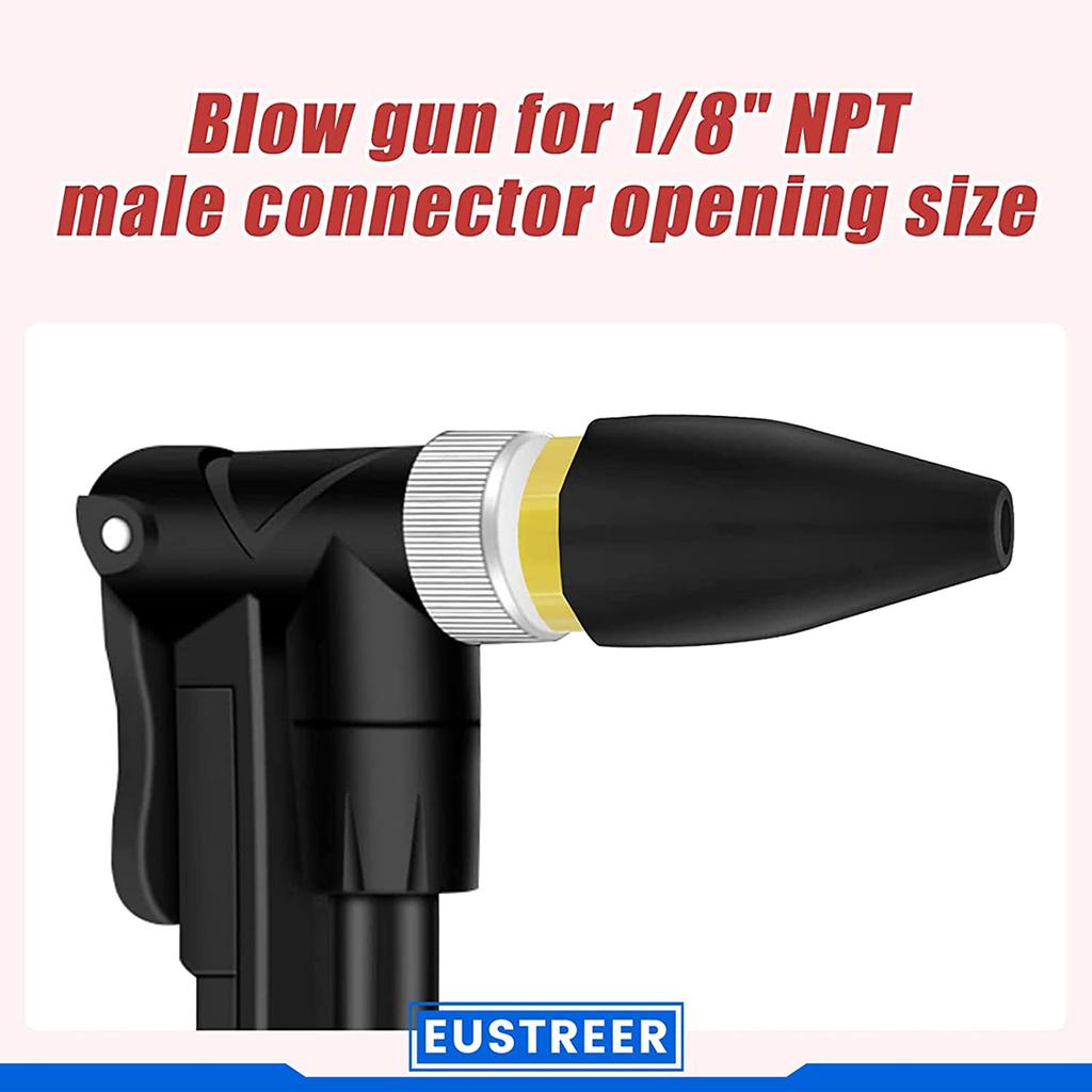20 Pcs Black Rubber Air Tool Tip Air Nozzle Replacement Blow Handguns Rubber Tip Air Compressor Blower Nozzle Air Tool P
