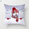 45*45cm Decorative Cushion Cover Christmas Santa Claus Pillow Cover Christmas Decoration Pillowcase Cushions For Sofa Home Gifts