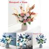 Faux Hydrangea Arrangement With Vase For Home Interior And Gift Idea