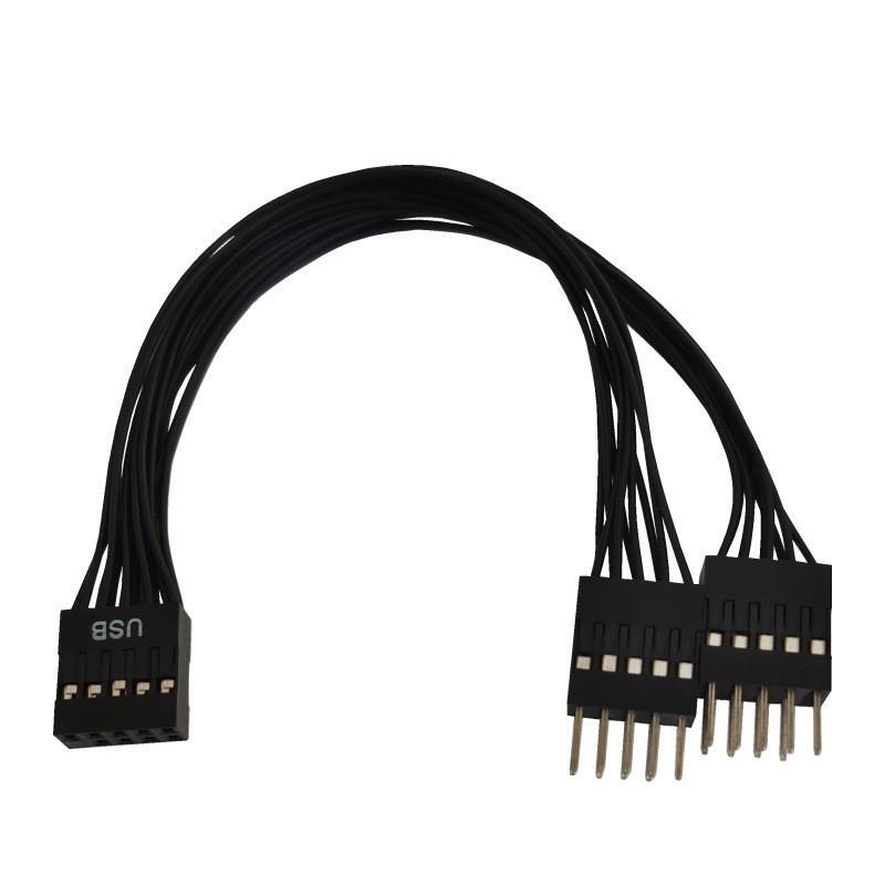 Адаптер кабеля-удлинителя USB 9-контактный на 2 порта для материнской платы настольного компьютера