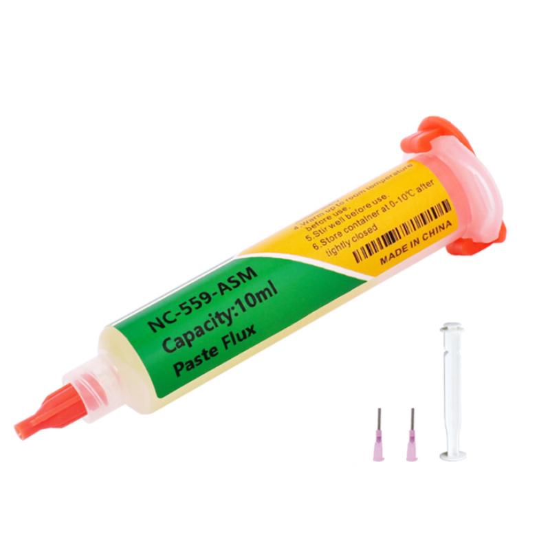KEK Оригинальная паяльная паста-флюс 559 10 мл игольчатый тюбик флюс выпаивание протяжная пайка канифольный агент