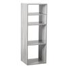 Shelf 2 Compartments + 2 Shelves Mix Atmosphera - Gray
