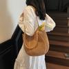 Woven Bag Women's Large-capacity New Spring and Summer Versatile Leisure Hollow Shoulder Vacation Beach Tote Bag