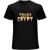 BAOXIANFU Истории из крипты Хоррор-фильм Повседневная футболка с круглым вырезом Черная