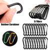 High Quality Safety Equipment Camping Hiking Hook Buckle Keychain Alloy Carabiner Climbing Button