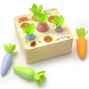 Koryo Baby Rainbow Carrot Puller Деревянная игрушка Корейские детские игрушки