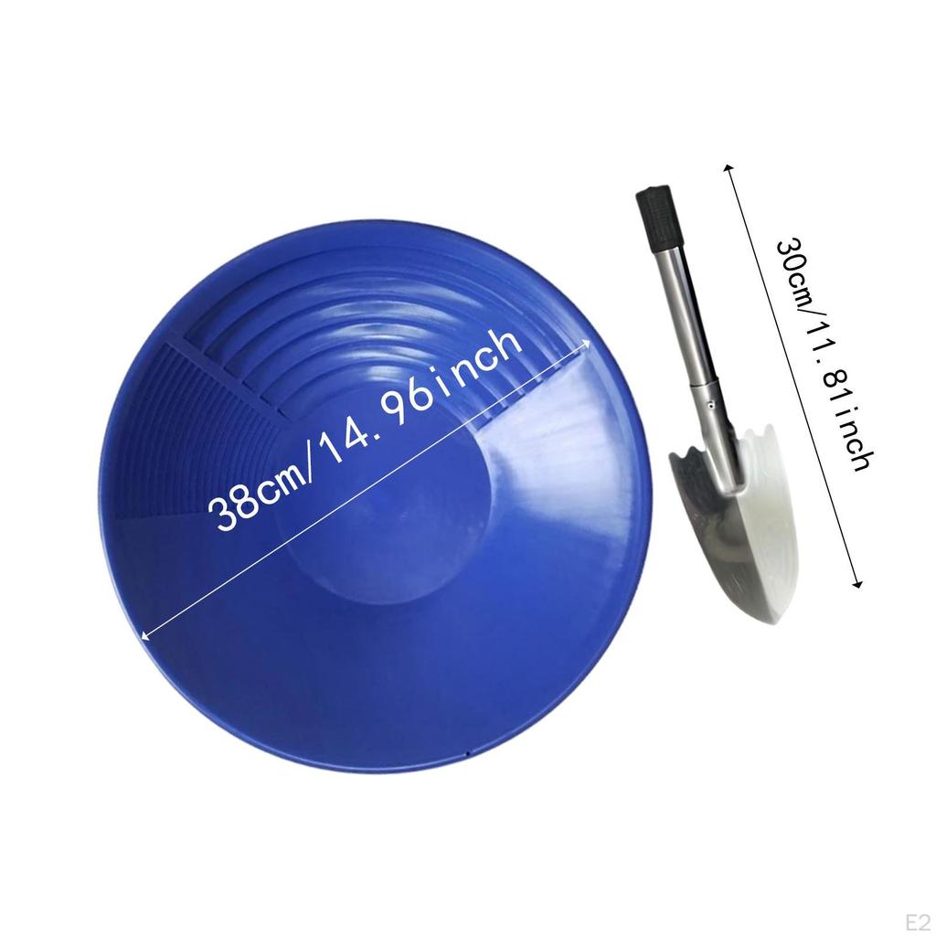 Gold Panning Kit Outdoor Pan for Easier Mining Equipment Prospecting Tool Beach