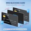 Карты блокировки RFID - Набор из 6 штук, Премиальный бесконтактный NFC Дебетовая Кредитная карта Паспорт Протектор Блокиратор для мужчин и женщин