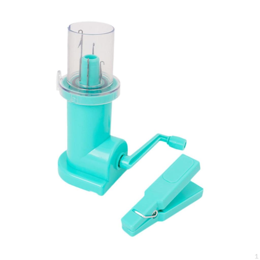 Compact Manual Knitting Machine, Hand Operated Cord Weaver for Home Use