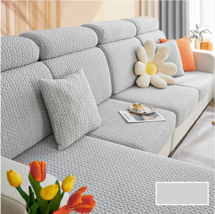 Толстый жаккардовый эластичный чехол для подушки на сиденье дивана, чехол для дивана, секционный диван, L-образный угловой сменный защитный чехол