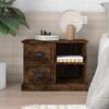 VidaXL Bedside Table Smoked Oak 60x35.5x45 Cm 816373
