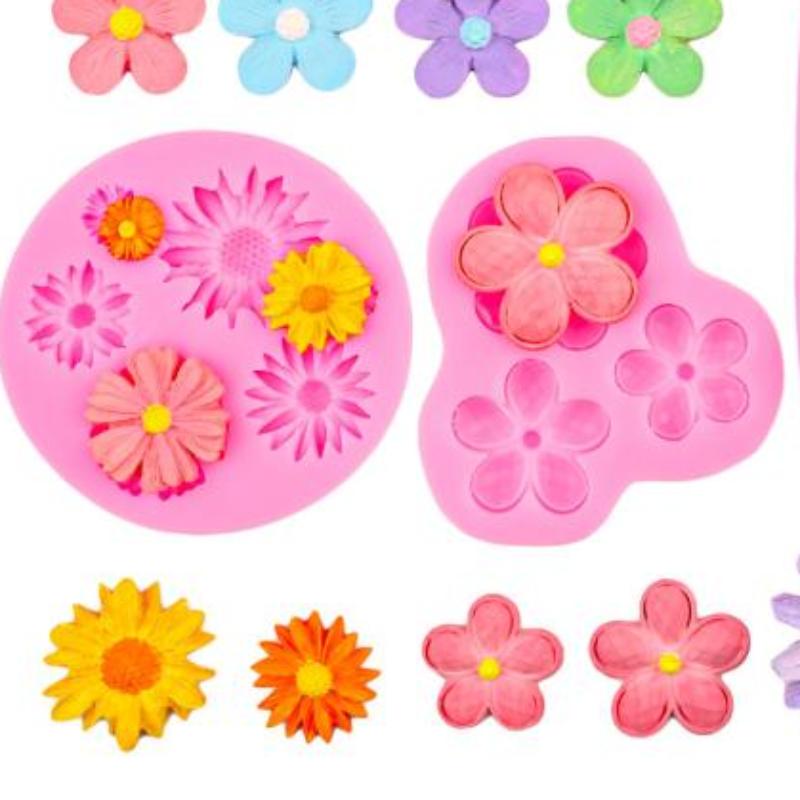 Мини Роза Камелия Цветок Силиконовая Форма для Сахарной Мастики Печенье Кексы Шоколад Форма для Выпечки Инструменты для Украшения Фондантного Торта