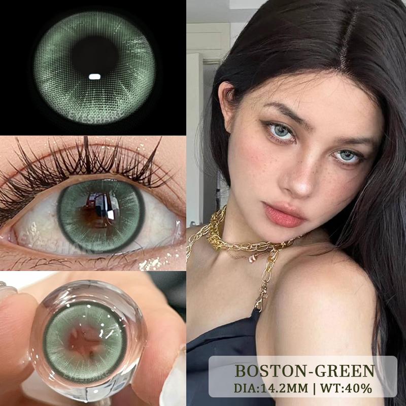 AMARA LENSES 2pcs Color Contact Lenses For Eyes Colored Lenses Eye Cosmetics Natural Contact Lense Yearly Cosplay Beautiful Puppiletes