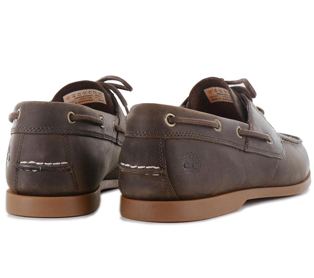 Timberland Cedar Bay Boat Shoe - Мужские классические туфли-лодочки из кожи коричневого цвета TB0A29YG-931 ОРИГИНАЛ