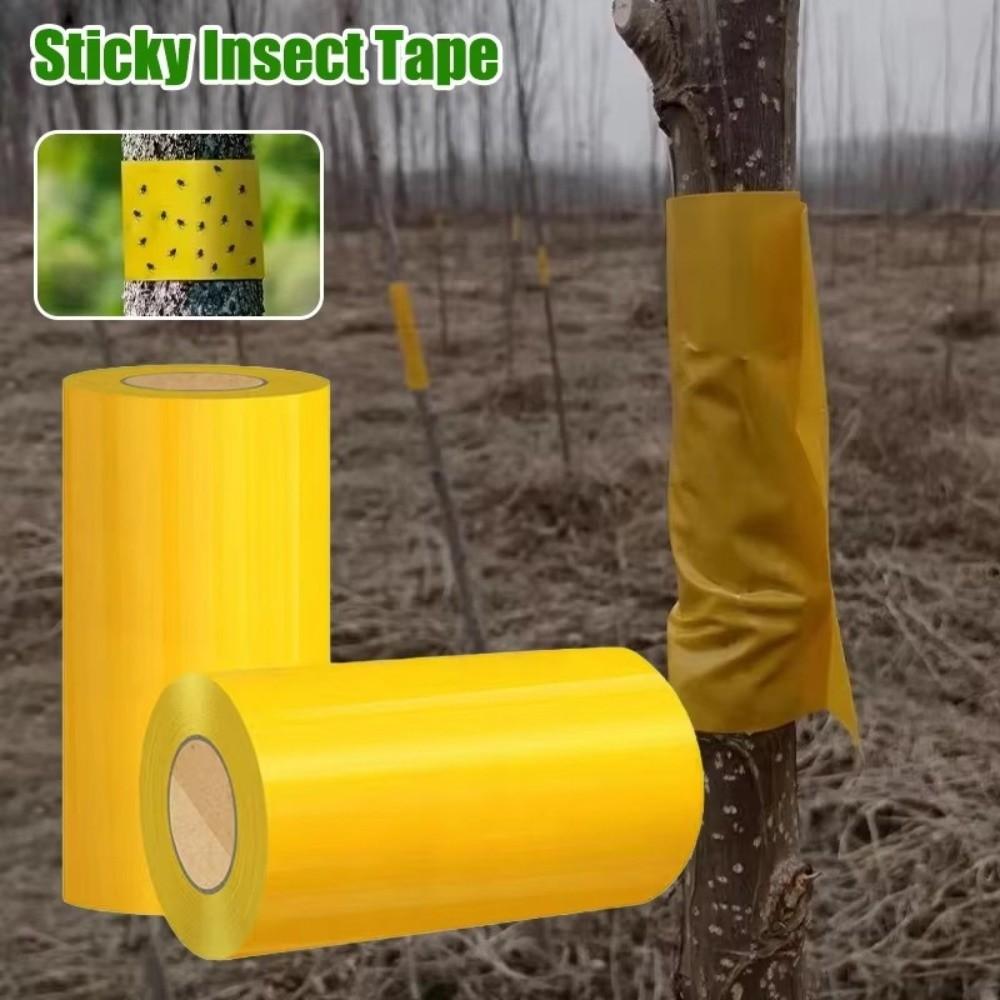 Double-sided Outdoor Insect Trap Yellow Crawling Insect Trap Sticky Traps Fruit Fly Traps Gardens