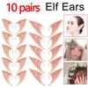 1-10 пар рождественских украшений в виде ушей эльфа, ангельские ушки эльфа, костюмы для маскарада, принадлежности для рождественской вечеринки, реквизит для фотосъемки, детский подарок