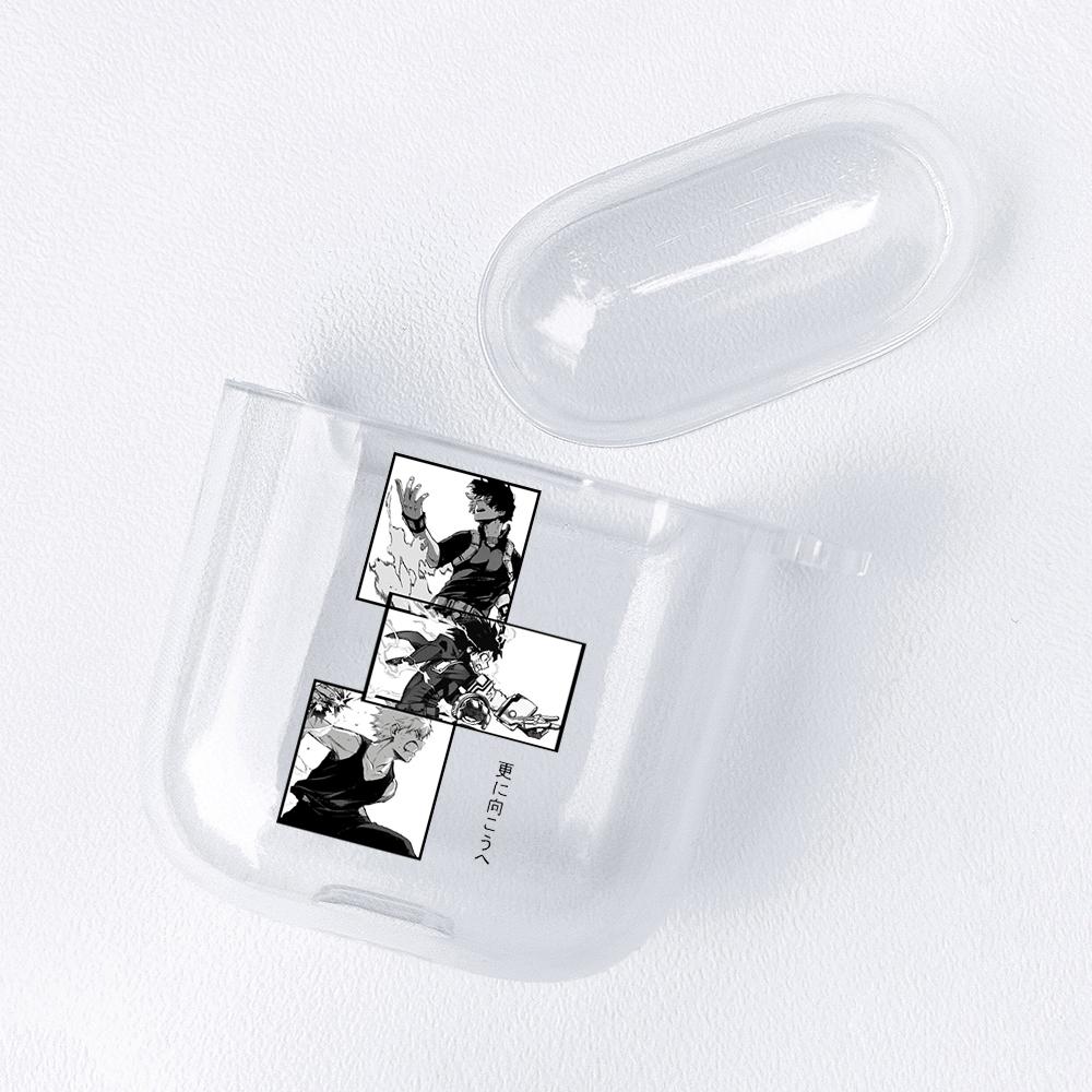 Аниме My Hero Academy фигурки прозрачный чехол для Airpods Funda Airpods 2/1 чехол Boku No Hero Academy мягкий чехол из ТПУ