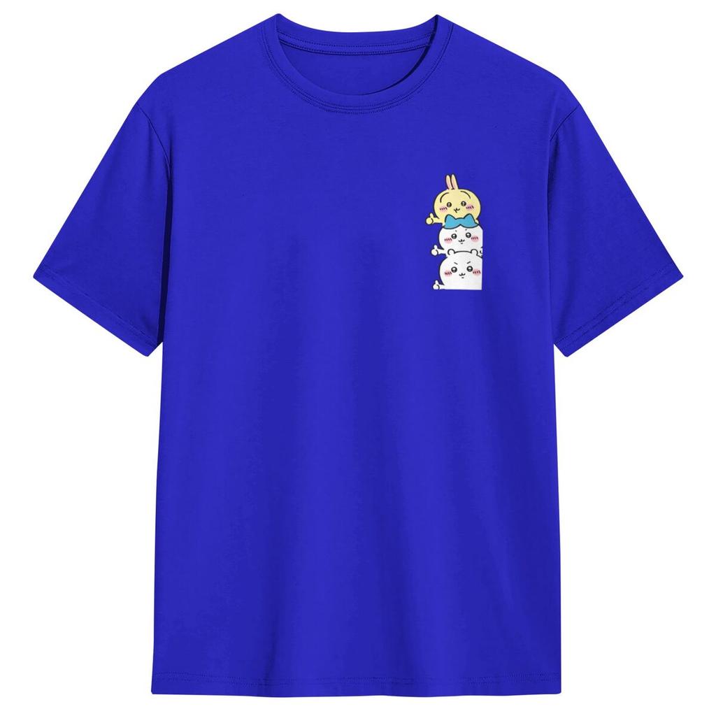 Chiikawa T Shirt Summer Awesome T-Shirts Cotton Leisure Tshirt For Man Short Sleeve Design Clothes