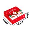 5pcs Decorative Paper Favor Box Christmas Party Favor Box New Paper Gift Box  For Christmas