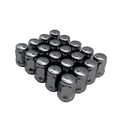 [Дипа] 1/2-20 Колесная гайка Конус 19HEX 20 шт. Шевроле Джи-Эм-Си Форд Додж Джип Мустанг Бронко Эксплорер Эконолайн и т.д. (Серебряный)