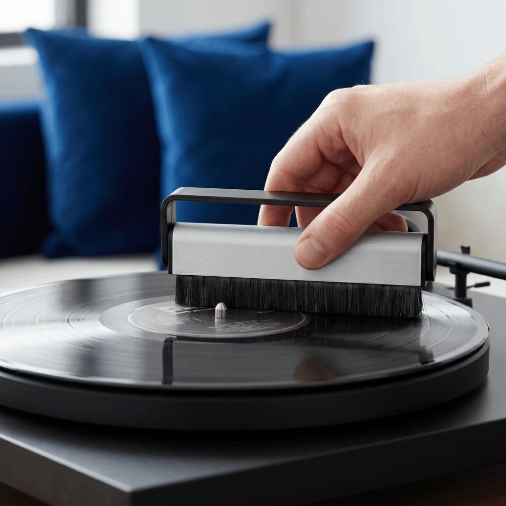 Сохранение Hi-Fi звука Щетка для чистки виниловых пластинок Щетка для чистки пластинок проигрывателя Виниловые пластинки