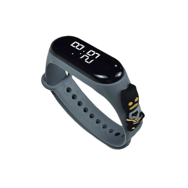 Superman LED Cartoon Doll Student Trend Waterproof Electronic Watch