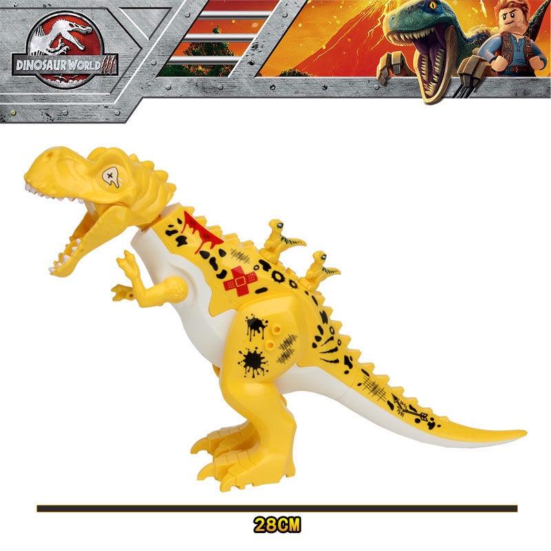 New Style Compatible Dinosaur Big Brachiosaurus Spinosaurus Pterosaur Figure Building Blocks 28*17CM Jurassic Assembled Educational Toy Gift