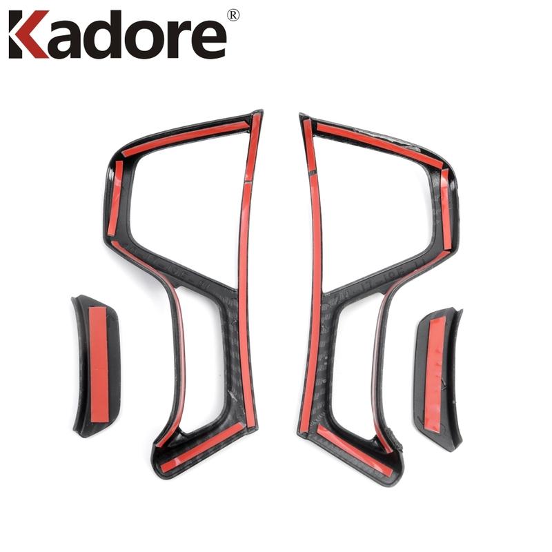 For Mitsubishi Pajero/Montero/Shogun sport - 2024 2025 Carbon Fiber Car Steering Wheel Cover Trim Interior Accessories