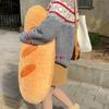 Baguette Pillow Cuddly Stuffed Bread Plush Toy Funny Baguette Shape Throw Pillow Christmas Gift for Girls Boys Sofa Bed Couch Use