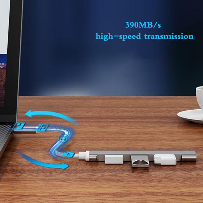 Usb C Hub 3.0 Type C 4 Port Multi Usb Splitter Adapter Otg Pc Computer