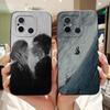 Чехол для телефона Xiaomi Redmi 12C 11A 4G Redmi 12 4G Poco C55 Задняя крышка Мягкий жидкий силикон Панда Кролик Цветок Милый Fundas