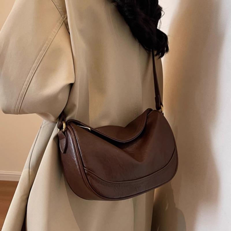 Нишевая дизайнерская сумка женская новая ретро сумка на плечо под мышку для通勤, универсальная сумка-мессенджер, сумка-пельмень, мода