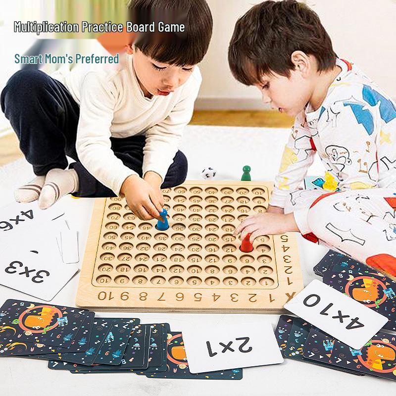 99 Multiplication Puzzle Board: Best-Selling Early Childhood Education Tool for Kids and Primary School Students