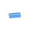 10Pcs Slide Type Switch Module 1 2 3 4 5 6 7 8 10Pin Dip Switch Kit 2.54Mm Toggle Switch Blue Snap Switches
