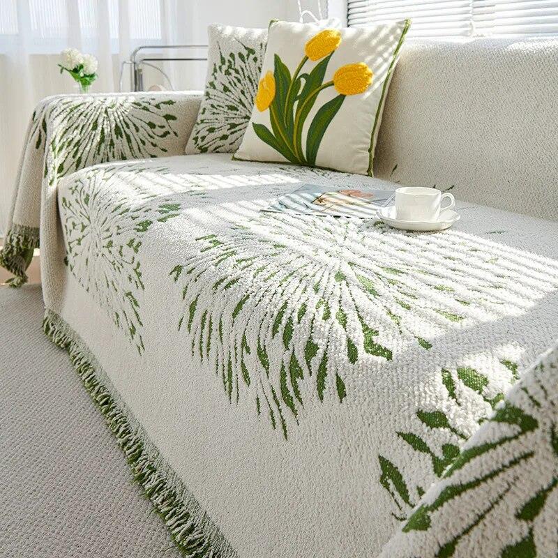 Роскошный чехол для дивана, шерстяная пряжа, диванное полотенце, одеяло, чехол для дивана, простой чехол для дивана с защитой от кошачьих царапин для гостиной, 1/2/3/4 места