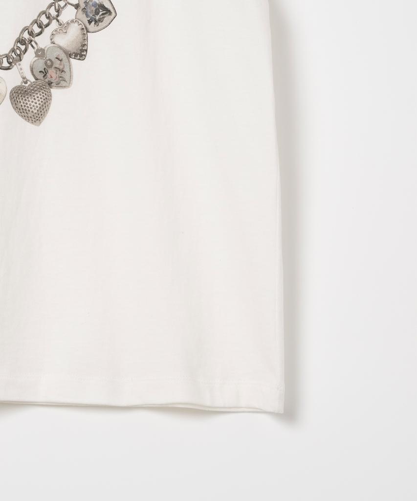 MILLO WOMEN Vintage Pendant T-Shirt [Ivory]
